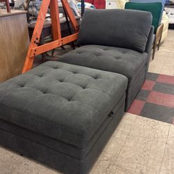 Thomasville Chair And  Ottoman 