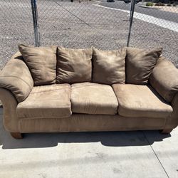 3 Seater Brown couch 