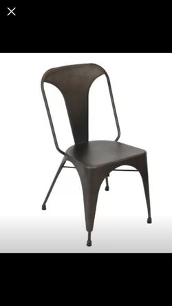 Metal Industrial Design Dining Chairs (set of 4)
