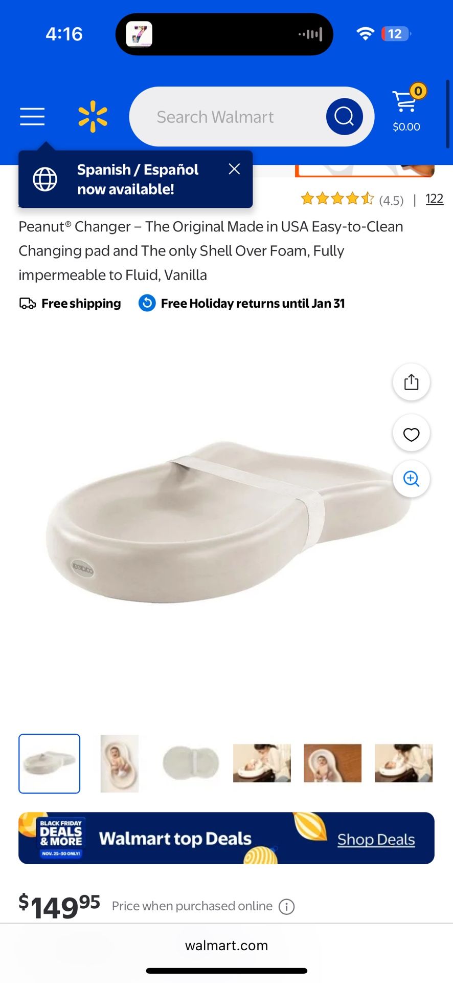 Keekaroo Baby Changing Pad 