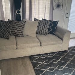 Couches, Ottoman, Rug