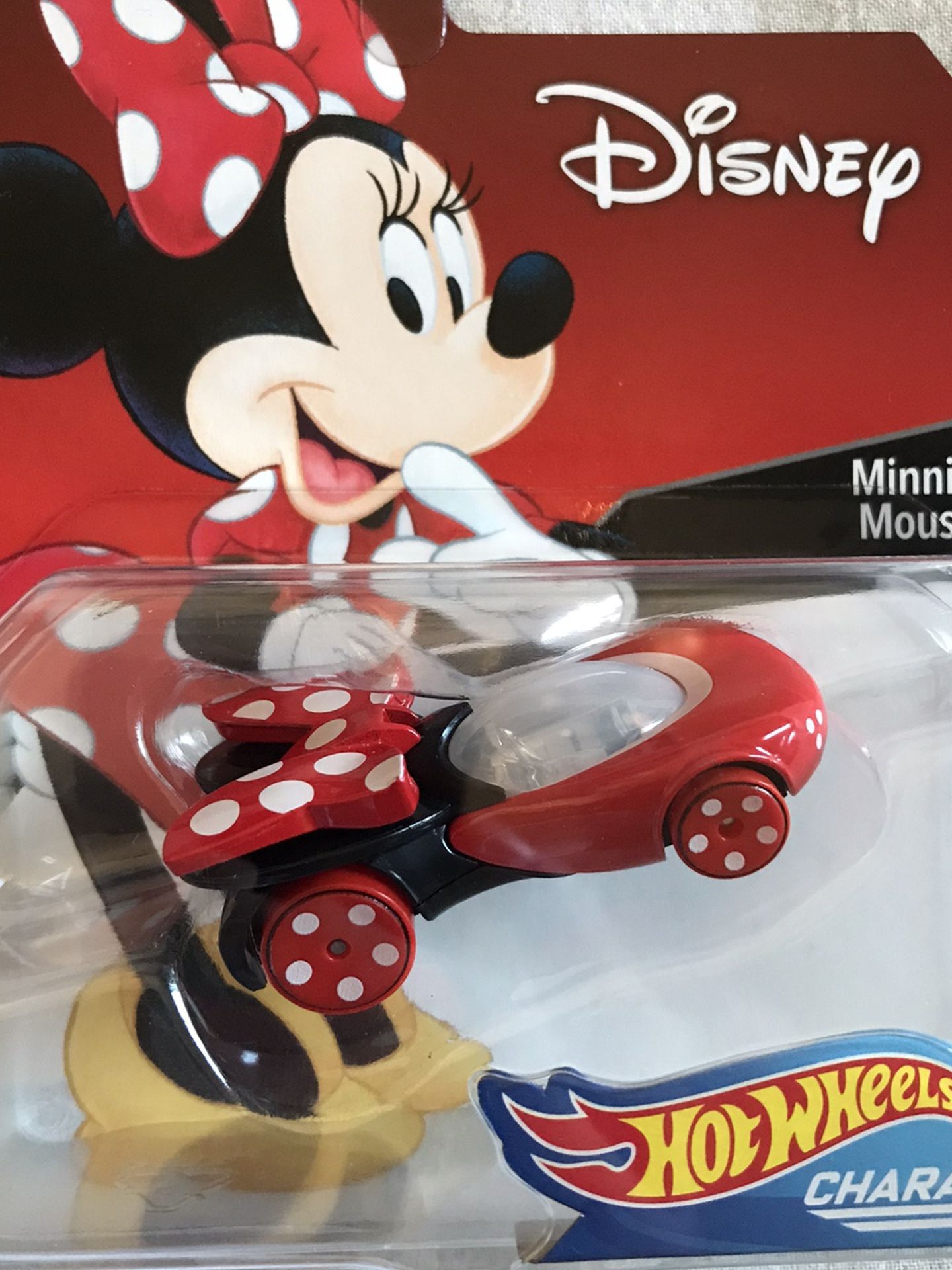 Disney, Minnie Mouse - Hot Wheels Character Car