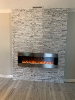 Fireplace kitchen