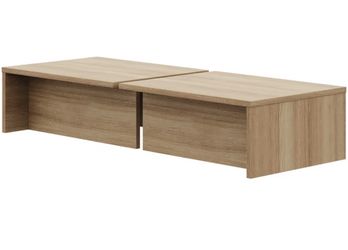 New In Box, Urban Rustic Makoa Nightstands, Low Profile, Set Of 2