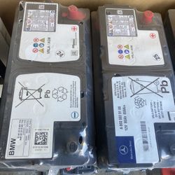 Car batteries