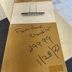 Chandelier 42inch $225