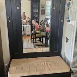 Entry Way Coat Rack Bench 