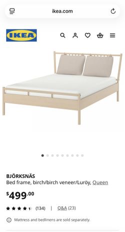IKEA Queen Bed Frame + Mattress