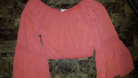 Pink crop top