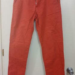 33/32 Tommy Hilfiger Red Men's Pants
