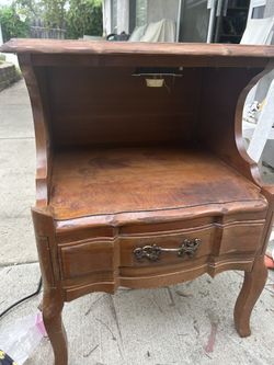 Real Wood Nightstand 