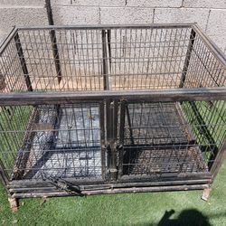 DOG cage double door