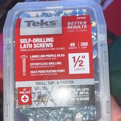 Teks 1/2 Inch. Length Self Tapping Screws 