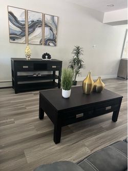 Living room table set