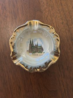 Vintage Cologne Cathedral Ashtray Souvenir 