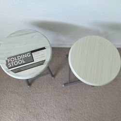 Two matching stools ￼