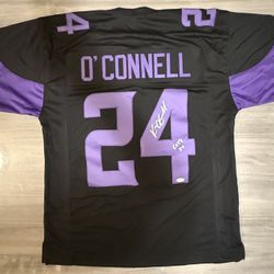 Kevin O’Connell Signed #24 Vikings Jersey – JSA Certified – Coach of the Year 2024 