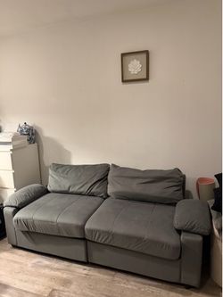 Couch Oversized Velvet Loveseat Sofa with USB charger
