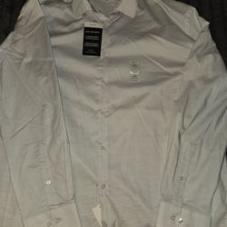 Size 19 Mens Dress Shirt Ven Huissen 