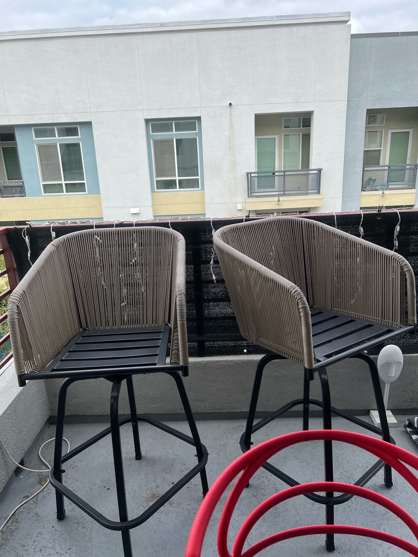 Swivel Barstools Set 2
