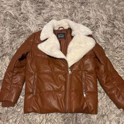 Levi’s Strauss Faux Fur/Leather  Bomber Jacket