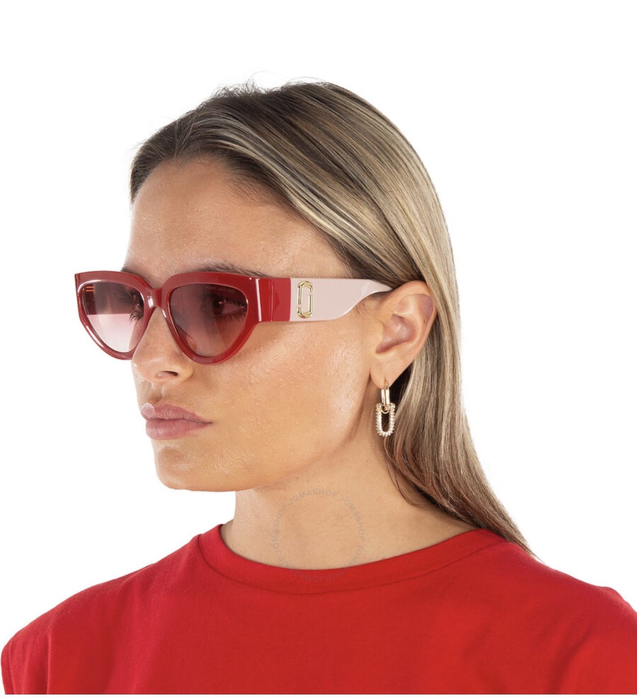 Authentic Marc Jacobs Red And Pink Sunglasses