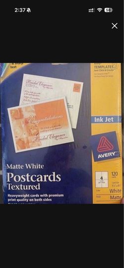 Matte White Postcards- BRAND NEW