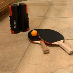 adjustable net ping pong set