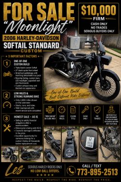 2006 Triple Black Softail Stanard