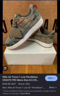 Nike Air Force 1 Pendleton custom sneakers limited edition