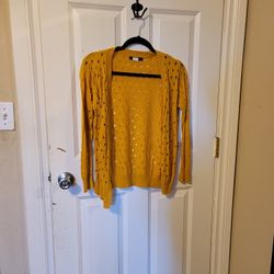 Mustard Color Cardigan