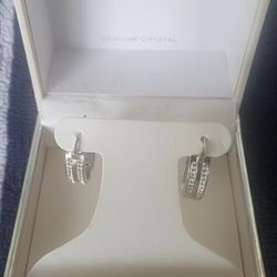 Brand New Chrystina Crystal Earrings