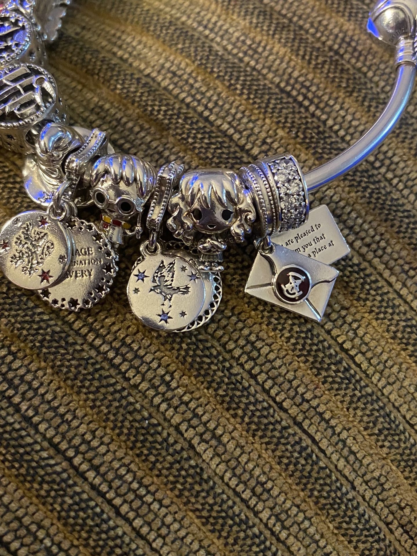 Authentic PANDORA Harry Potter Full Charm Bracelet