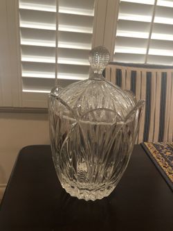 Glass ice bucket