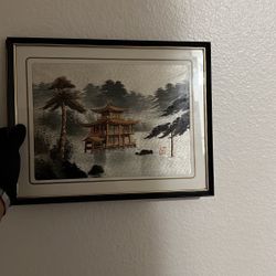 Japanese Hand Embroidered Art