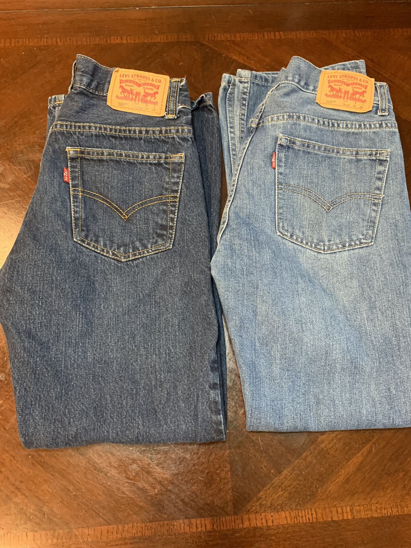 505 Levi Jeans Boys Size 16 Slim