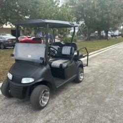 BLACK 2013 GAS Ezgo RXV 4 passenger seat golf cart CUSTOM
drives good, 12 "rims + lift kit flip seat, basket