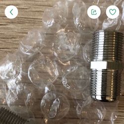 Coaxial Cable Connector (F to F), Set of 2