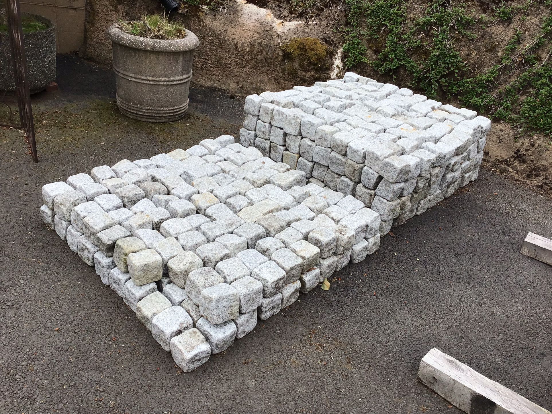 Nantucket Pavers Cobble Stone 4x4x4” Granite Pavers