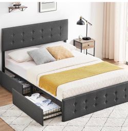 Queen size bed frame