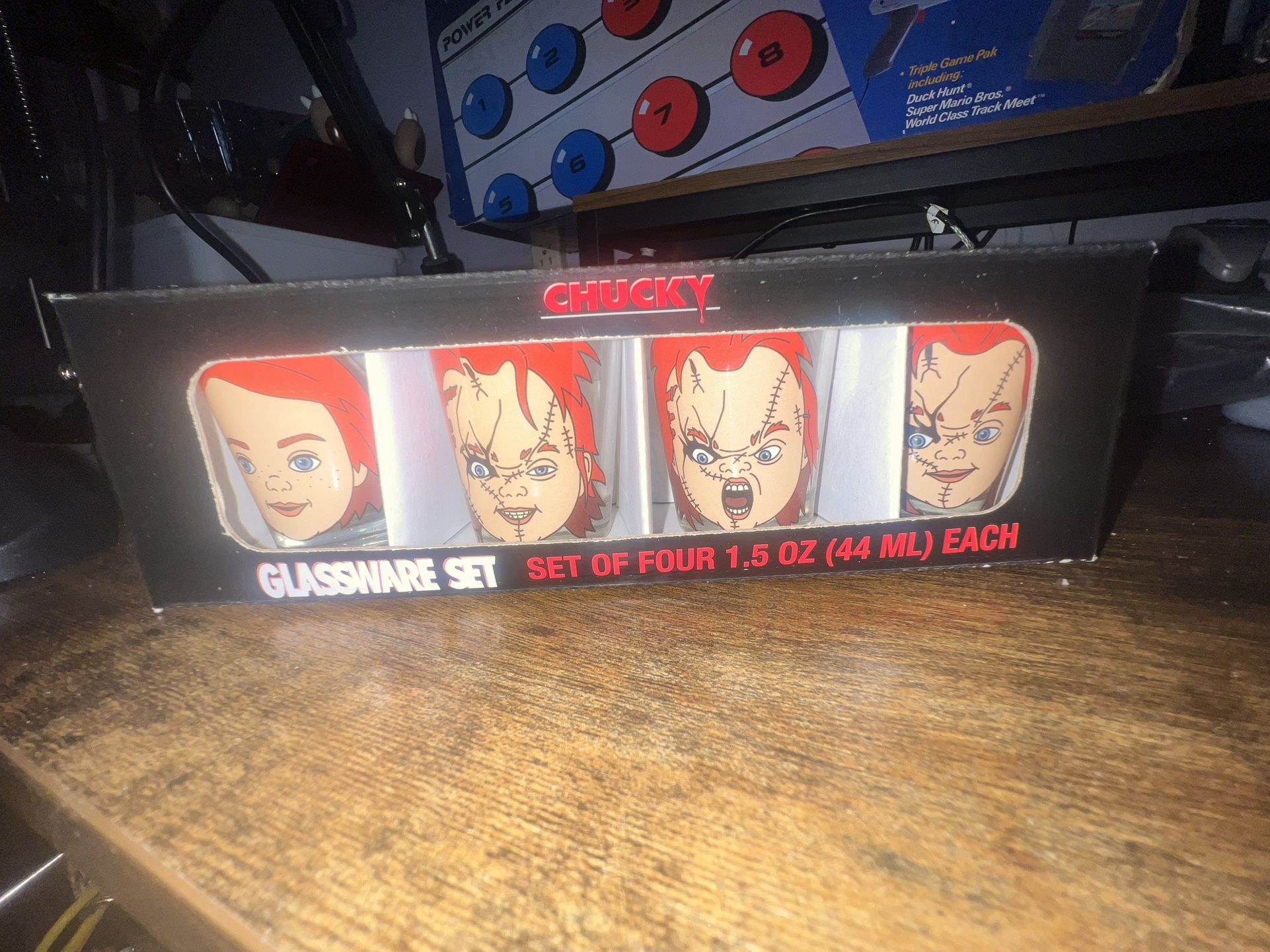 Set Of Chucky Shot Glasses!