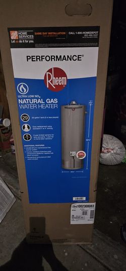 New Water Heater 30 Gallones