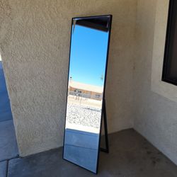 Full-Length Floor Mirror Black Frame. Great for hallway, bedroom, bathroom, I'm asking $20.00