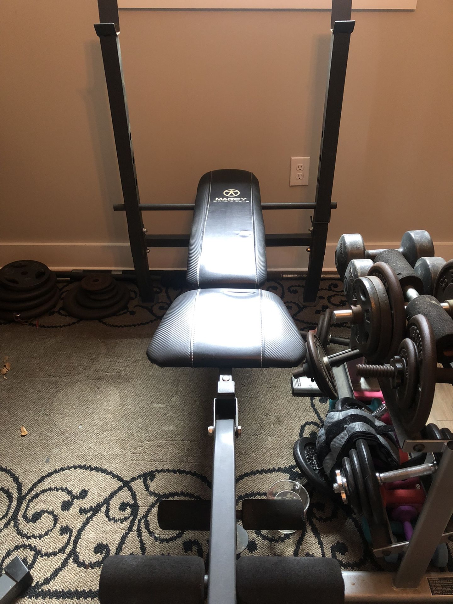Weight Bench With Leg Extension Attachment