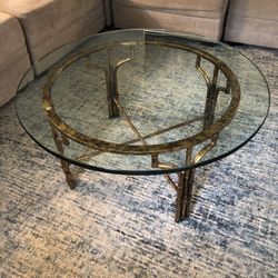 Round Glass Coffee Table