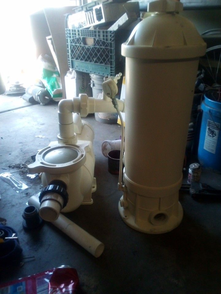 Pool Pump & Filter For Above And In ground Pools