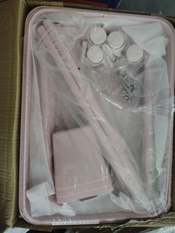 Pink 3 shelf organizer cart brand new