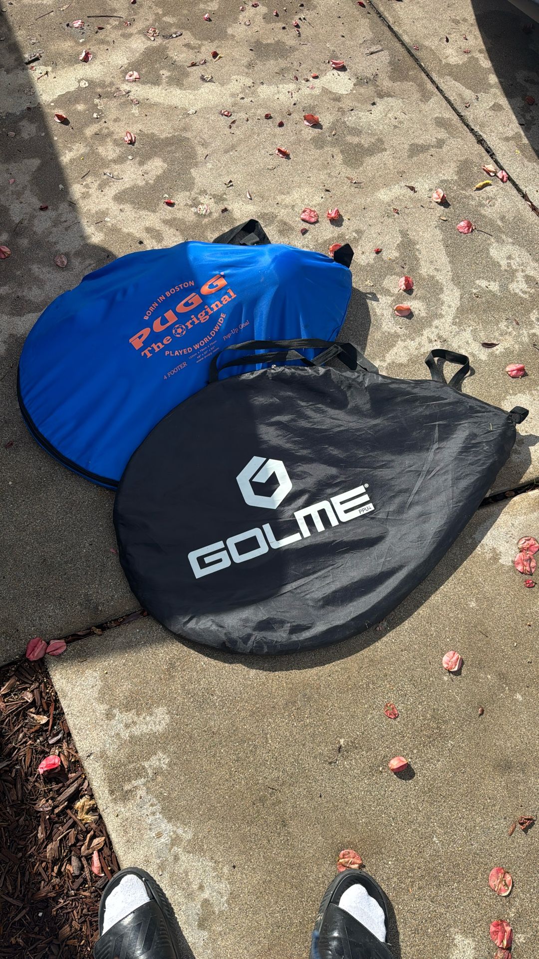 Two 4 Foot Pop Up Goals