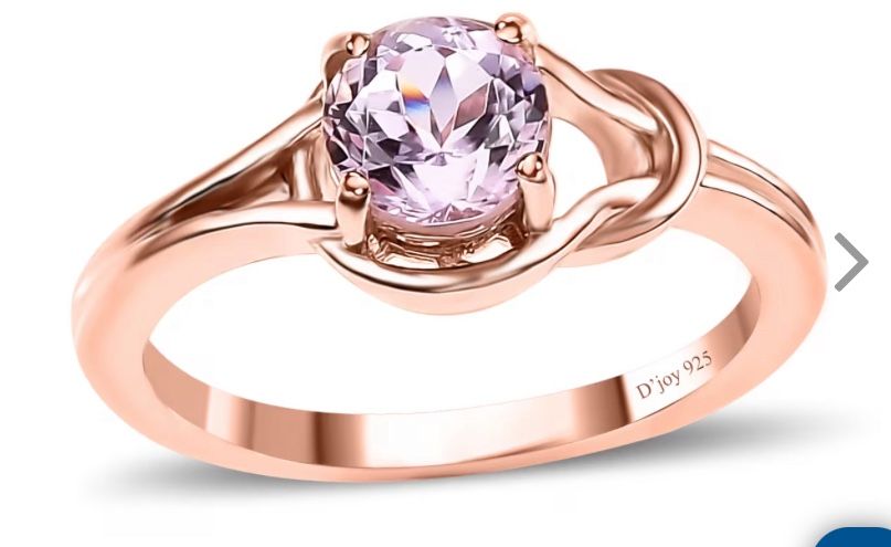 Martha Rocha Kunzite Eternal Love Ring - Sz 9 - new!