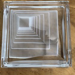 1960’s - 1970’s Large Signed Daum France Ashtray 